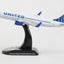 Postage Stamp PS5815 - 4 1:300 United Airlines 737 - 800 2019 Livery