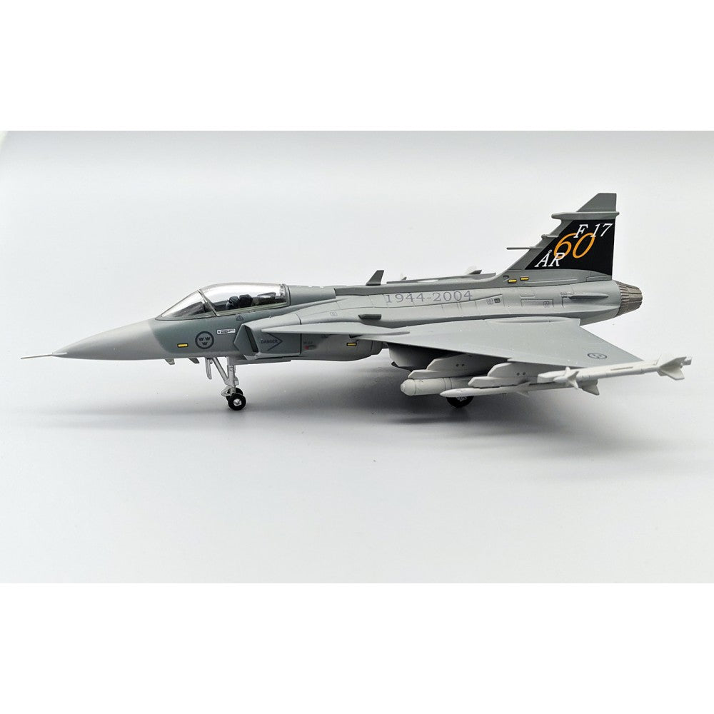 Pre - Order Aviation 72 AV72 - 43006 1:72 Saab JAS 39A Gripen – F 17 (Blekinge) Wing 60th Anniversary livery, Swedish Air Force, Ronneby Air Show, 2004