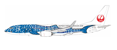 Pre - Order B - Models 738 - 05RK 1:200 737 - 800 Japan Transocean Air (Jinbei Jet Livery) JA05RK
