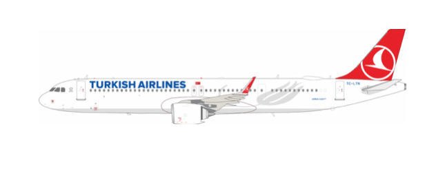 Pre - Order B - Models B - 321 - TC - LTN 1:200 Turkish Airlines Airbus A321 - 271NX TC - LTN
