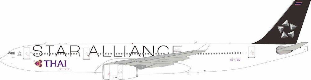 Pre - Order B - Models B - 333 - TG - TBD 1:200 Star Alliance (Thai Airways) Airbus A330 - 343 HS - TBD