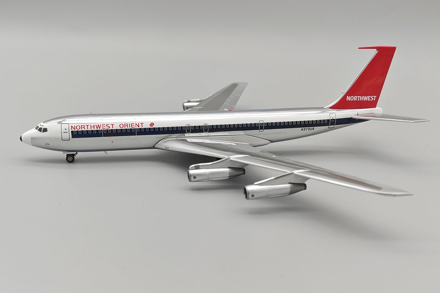 Pre - Order B - Models B - 707 - NW - 373P 1:200 Northwest Orient Airlines Boeing 707 - 351C N373US Polished
