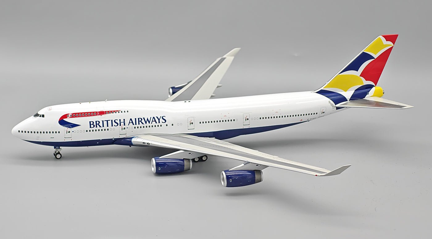 Pre - Order B - Models B - 744 - BA - IVU 1:200 British Airways Boeing 747 - 400 G - CIVU 'DENMARK TAIL'