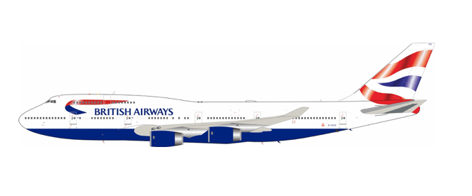 Pre - Order B - Models B - 744 - CIVO 1:200 British Airways Boeing 747 - 436 G - CIVO