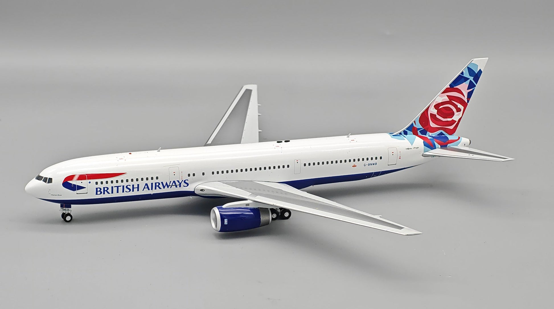 Pre-Order B-Models B-763-BA-NWB 1:200 British Airways CHELSEA ROSE Boeing 767-336/ER G-BNWB