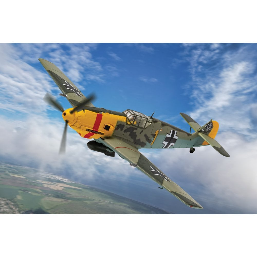 Pre - Order Corgi AA28009 1:72 Messerschmitt Me109E - 4/B 'Yellow 1' Oberleutnant Walter Rupp (Battle of Britain 85)