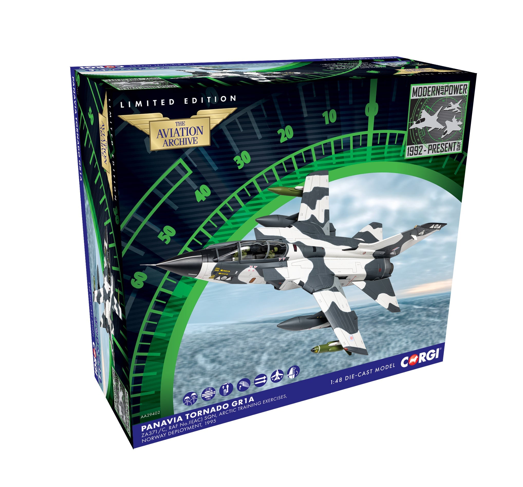 Corgi AA29402 1:48 Panavia Tornado GR1A, ZA371/C, Norway, 1995