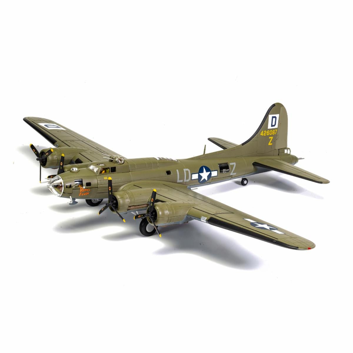 Pre - Order Corgi AA33322 1:72 B - 17F Flying Fortress 'Royal Flush' 8th Air Force 100th Bomb Group, Lt Robert "Rosie" Rosenthal