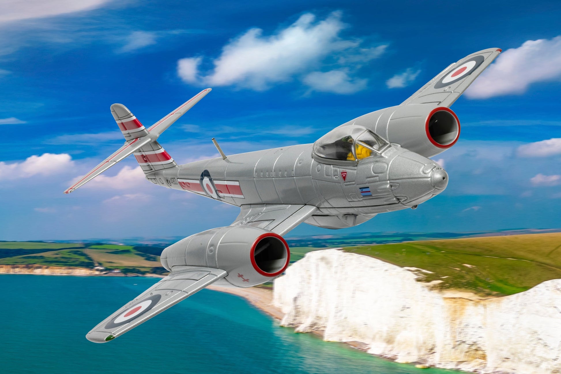 Pre - Order Corgi AA35012 1:72 Gloster Meteor F.Mk.8, WH480 'M', RAF Biggin Hill, 1953