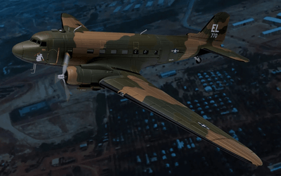 Pre-Order Corgi AA38212A 1:72 Douglas™ AC-47 Gunship, 'Spooky 71', Vietnam 1969