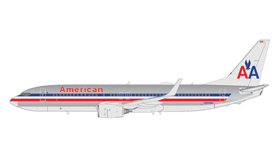 Pre - Order Gemini Jets G1AAL001 1:100 American Airlines B737 - 800W polished livery N921NN