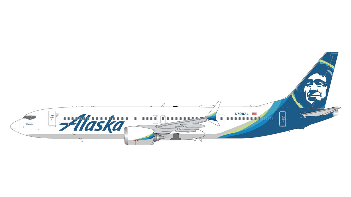 Pre-Order Gemini Jets G2ASA1489 1:200 Alaska Airlines B737 MAX 9 N708AL