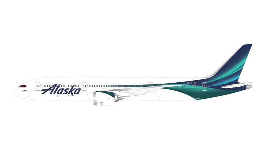 Pre - Order Gemini Jets G2ASA1501 1:200 Alaska Airlines B787 - 9