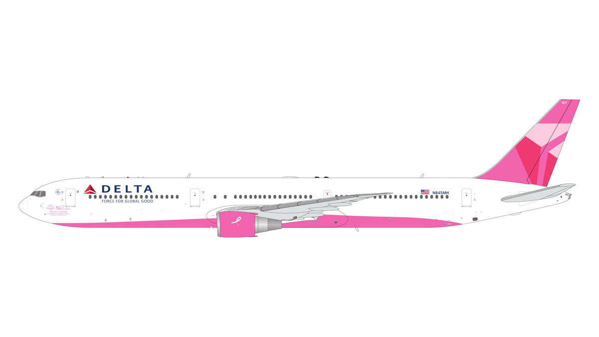 Pre-Order Gemini Jets G2DAL1451 1:200 Delta Air Lines B767-400ER N845MH "Pink Plane"