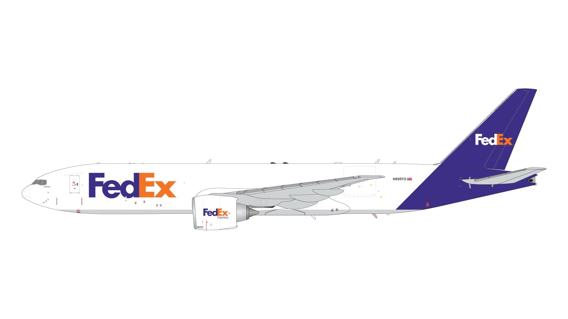 Gemini Jets G2FDX1376 1:200 FedEx B777-200LRF – MTS Aviation Models