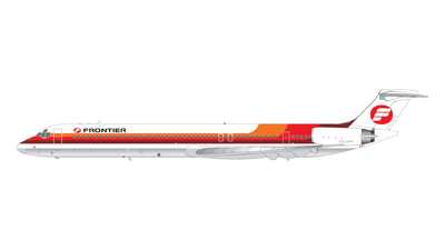 Pre - Order Gemini Jets G2FFT1359 1:200 Frontier Airlines MD - 80 N859HA (S. Bass orange - and - red livery)