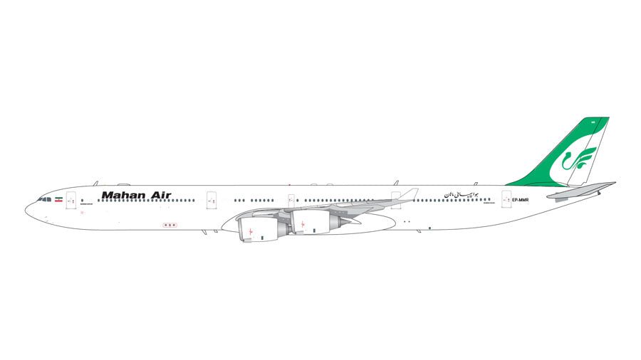 Pre - Order Gemini Jets G2IRM1356 1:200 Mahan Air A340 - 600 EP - MMR