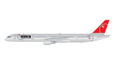 Pre - Order Gemini Jets G2NWA1422 1:200 Northwest Airlines B757 - 300 N587NW (final livery; upgraded stand)