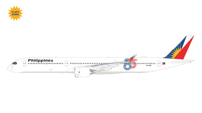 Pre - Order Gemini Jets G2PAL1498F 1:200 Philippine Airlines A350 - 1000 RP - C3510 "85 Years," "Flaps Down"