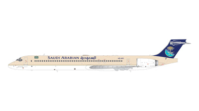 Pre - Order Gemini Jets G2SVA1333 1:200 Saudi Arabian Airlines MD - 90 HZ - API (upgraded stand)