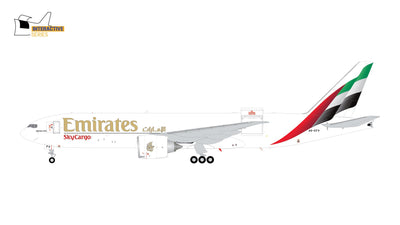 Pre - Order Gemini Jets G2UAE1476 1:200 Emirates SkyCargo B777 - 200LRF A6 - EFV (Interactive Series)