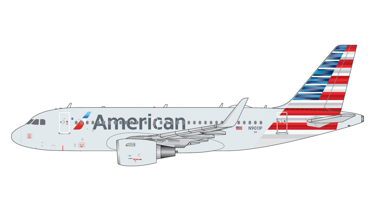 Pre-Order Gemini Jets GJAAL2360 1:400 American Airlines A319-100 N9011P