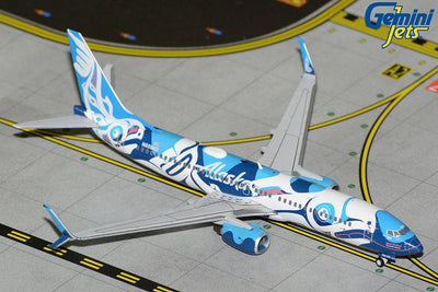 Pre - Order Gemini Jets GJASA2213 1:400 Alaska Boeing 737 - 800 "Xaat Kwaani"