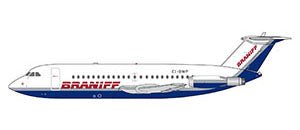 Pre - Order Gemini Jets GJBNF2270 1:400 Braniff BAC 111 - 200