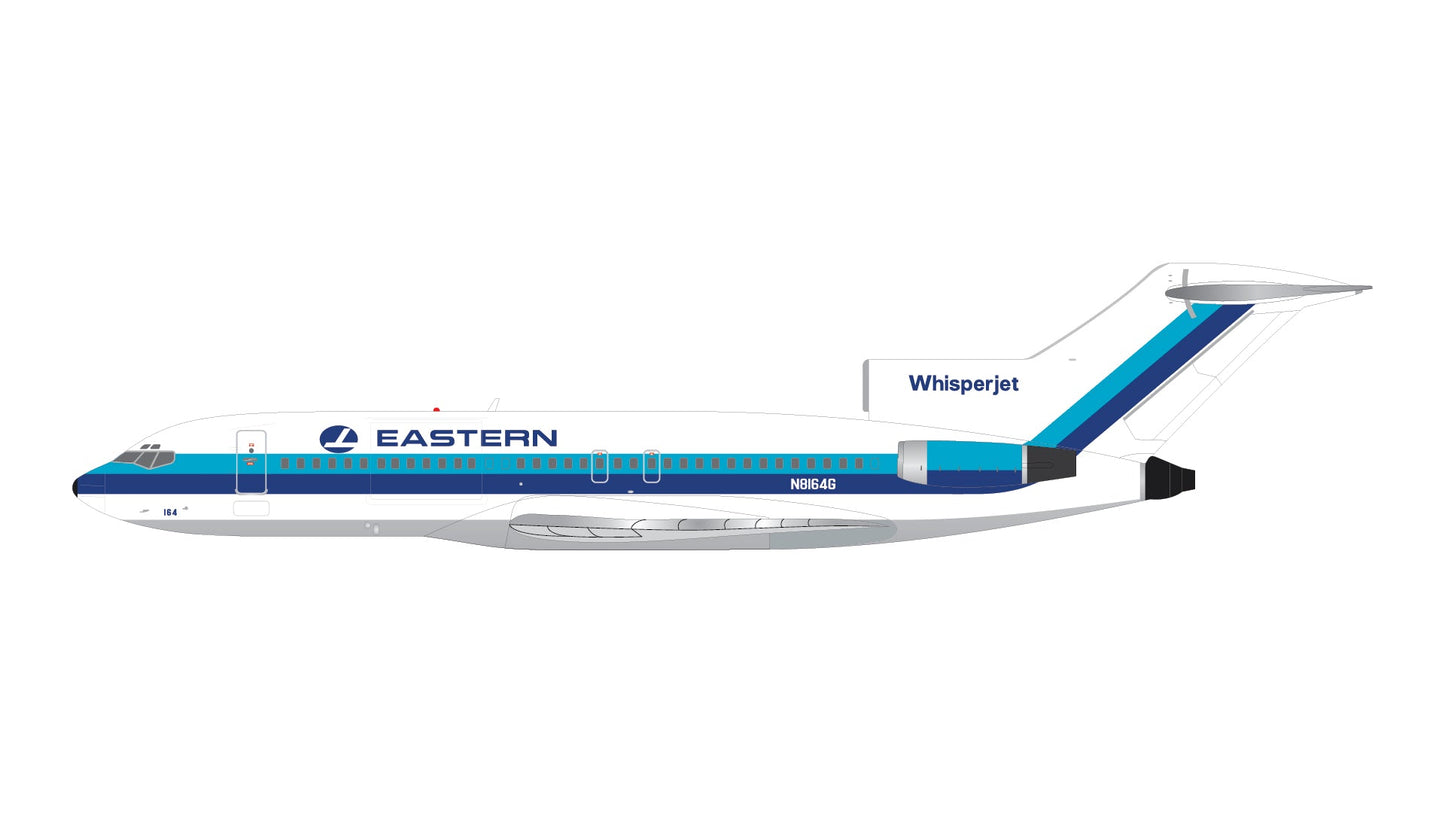 Pre - Order Gemini Jets GJEAL2350 1:400 Eastern Air Lines B727 - 100 N8164G "Whisperjet" w/ polished belly