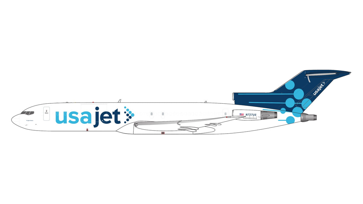 Pre-Order Gemini Jets GJJUS2432 1:400 USA Jet Airlines B727-200F/Adv. N727US