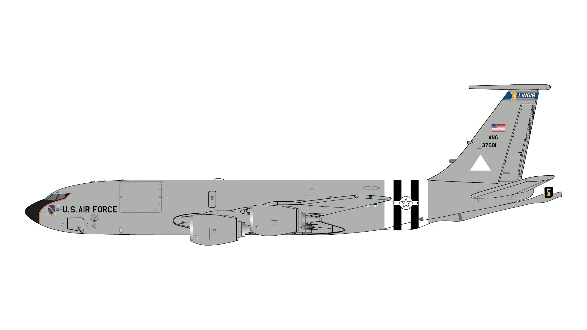 Gemini Macs GMUSA158 1:400 United States Air Force KC-135R
