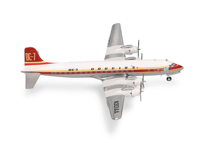 Pre - Order Herpa 573528 1:200 Douglas DC - 7 House Prototype Livery N301AA