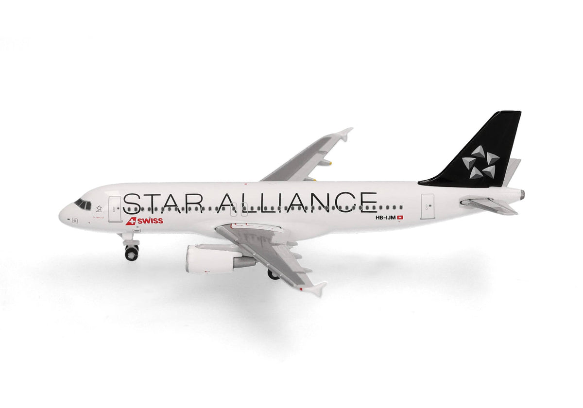 Pre-Order Herpa Wings 539463 1:500 Swiss International Air Lines Airbus A320 "Star Alliance" HB-IJM