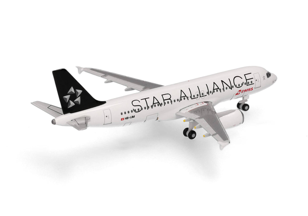 Pre-Order Herpa Wings 539463 1:500 Swiss International Air Lines Airbus A320 "Star Alliance" HB-IJM