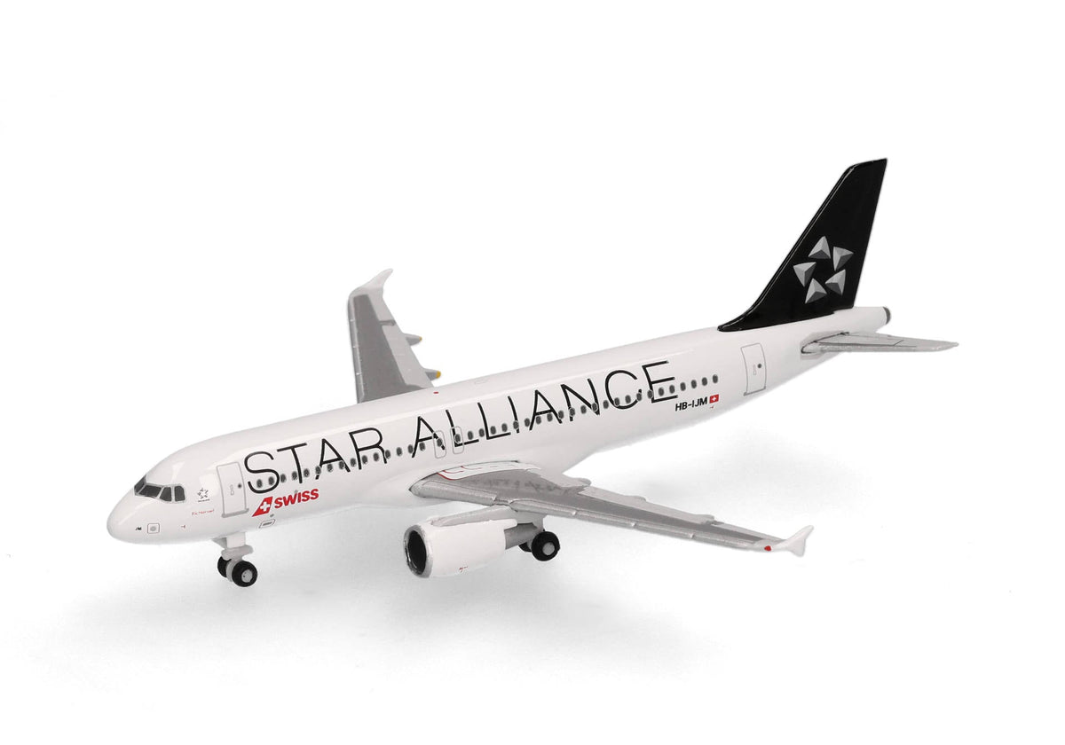 Pre-Order Herpa Wings 539463 1:500 Swiss International Air Lines Airbus A320 "Star Alliance" HB-IJM