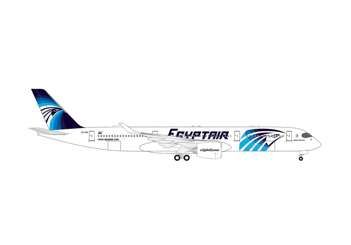 Pre-Order Herpa Wings 539555 1:500 EgyptAir Airbus A350-900 SU-GGE