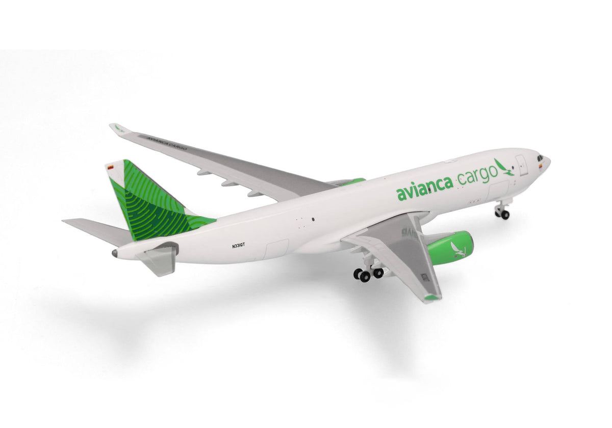 Pre-Order Herpa Wings 539562 1:500 Avianca Cargo Airbus A330-200F Green Livery N331QT