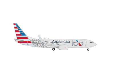 Pre-Order Herpa Wings 539579 1:500 American Airlines Boeing 737-800 "100 Years" N840NN