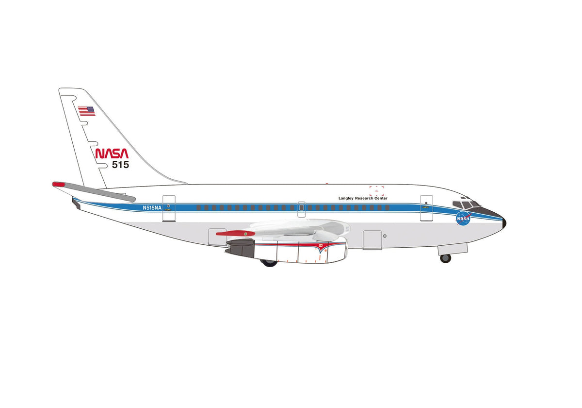 Pre-Order Herpa Wings 539609 1:500 NASA Boeing 737-100 "60 Years 737" N515NA