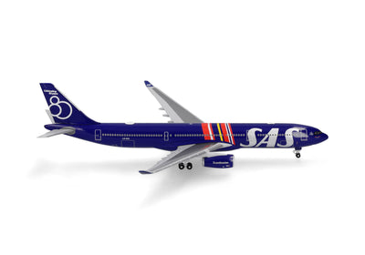 Pre-Order Herpa Wings 539623 1:500 SAS Scandinavian Airlines Airbus A330-300 "80 Years" LN-RKR