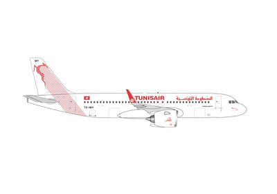 Pre-Order Herpa Wings 539739 1:500 Tunisair Airbus A320neo TS-IMY