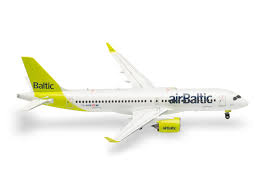 Pre - Order Herpa Wings 571487 - 001 1:200 AirBaltic Airbus A220 - 200