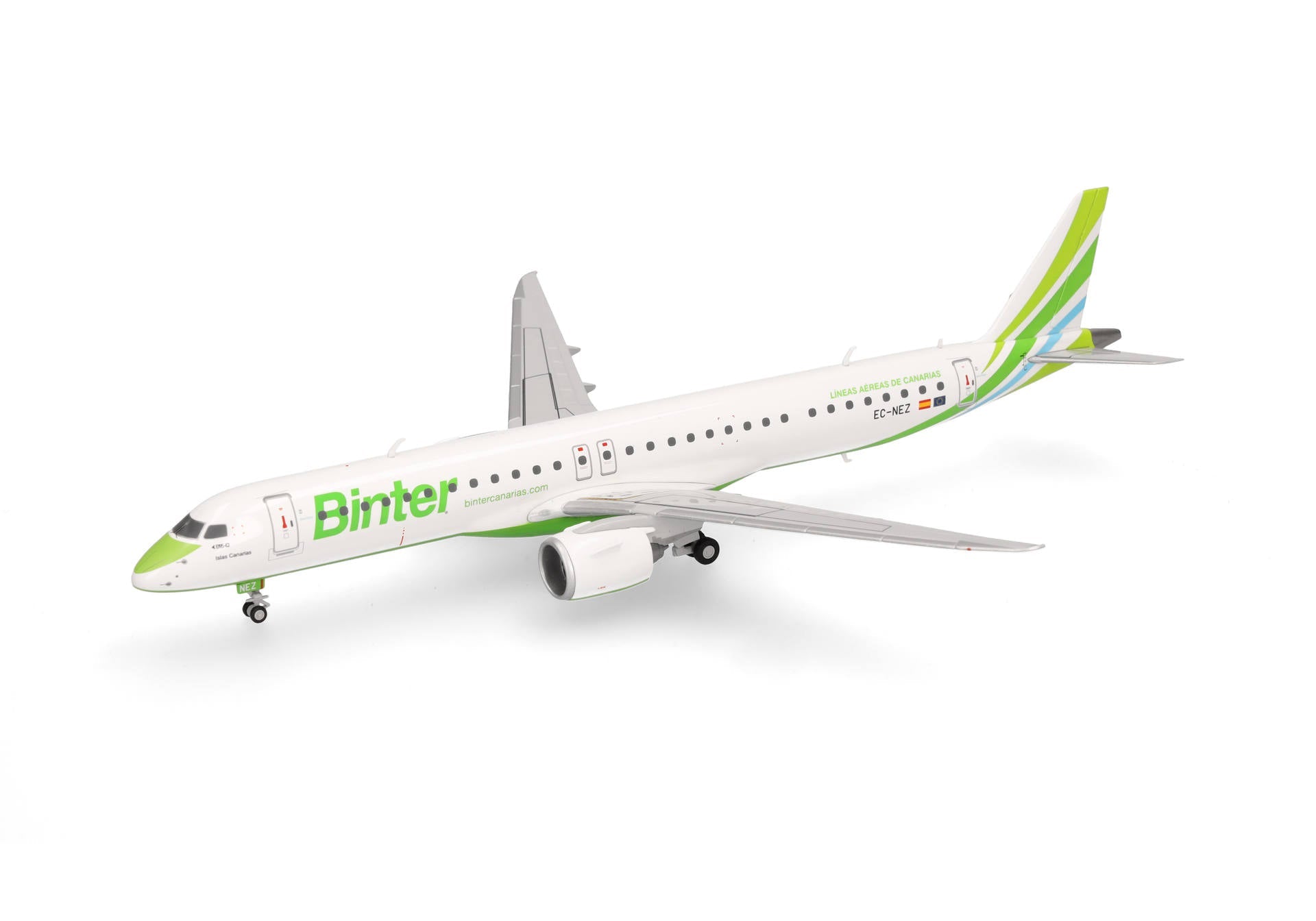 Pre - Order Herpa Wings 573009 1:200 Herpa Wings 573009 1:200 Binter Canarias Embraer E195 - E2 “Islas Canarias” EC - NEZ