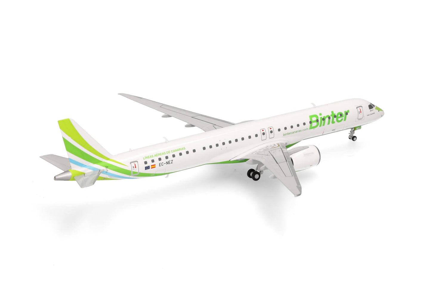 Pre - Order Herpa Wings 573009 1:200 Herpa Wings 573009 1:200 Binter Canarias Embraer E195 - E2 “Islas Canarias” EC - NEZ