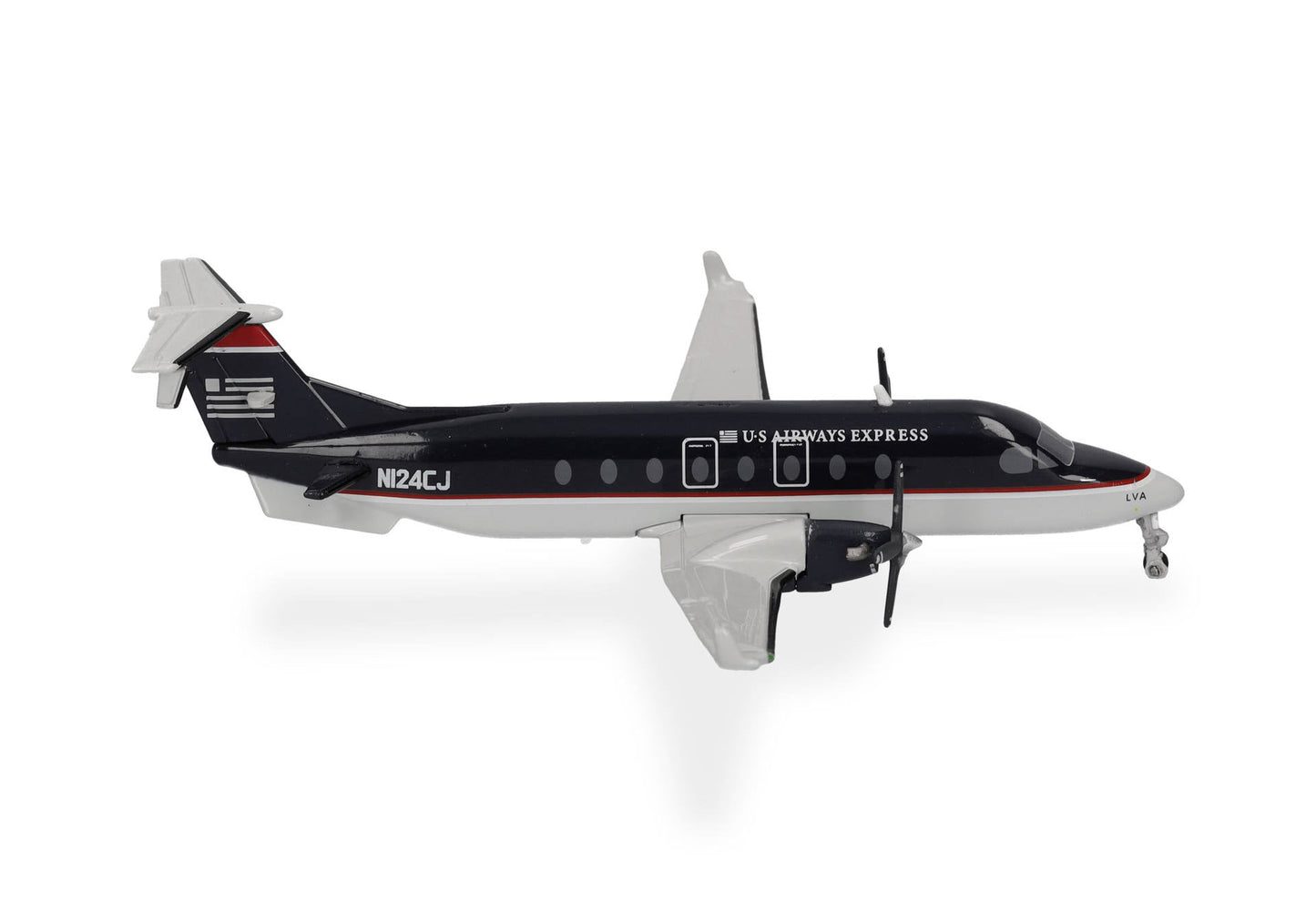 Pre - Order Herpa Wings 573443 1:200 US Airways Express Beechcraft 1900D – N124CJ