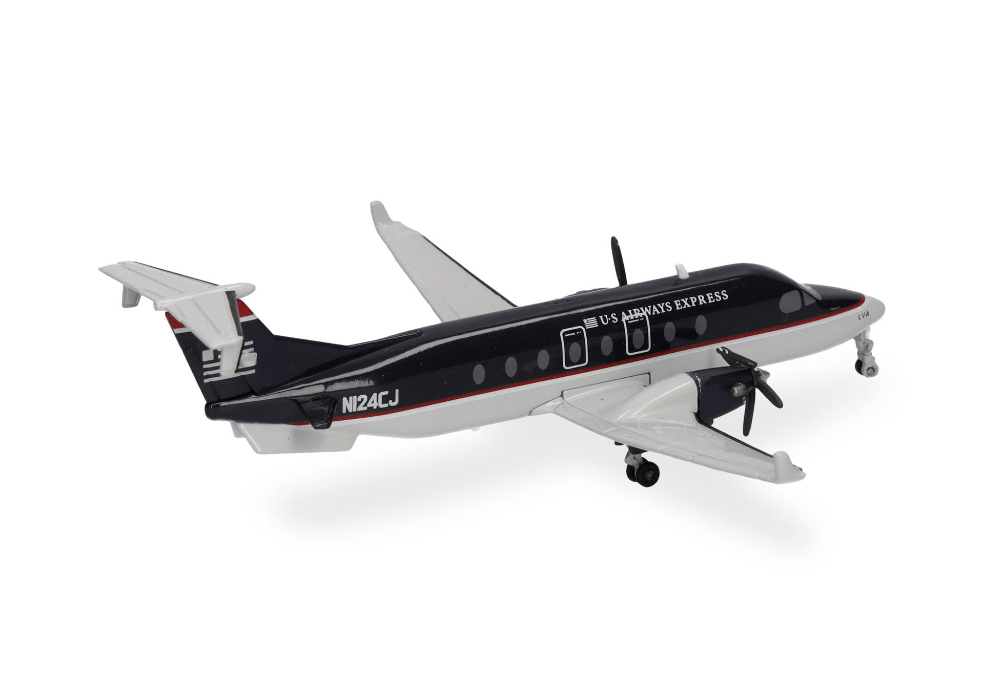 Pre - Order Herpa Wings 573443 1:200 US Airways Express Beechcraft 1900D – N124CJ