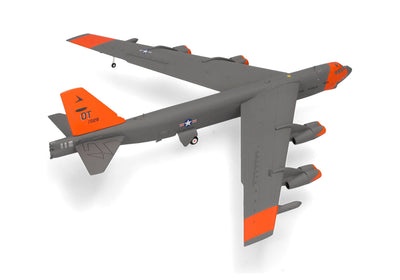 Pre - Order Herpa Wings 573726 1:200 U.S. Air Force Boeing B - 52H Stratofortress - 49th Test and Evaluation Sqn - "Test orange" livery