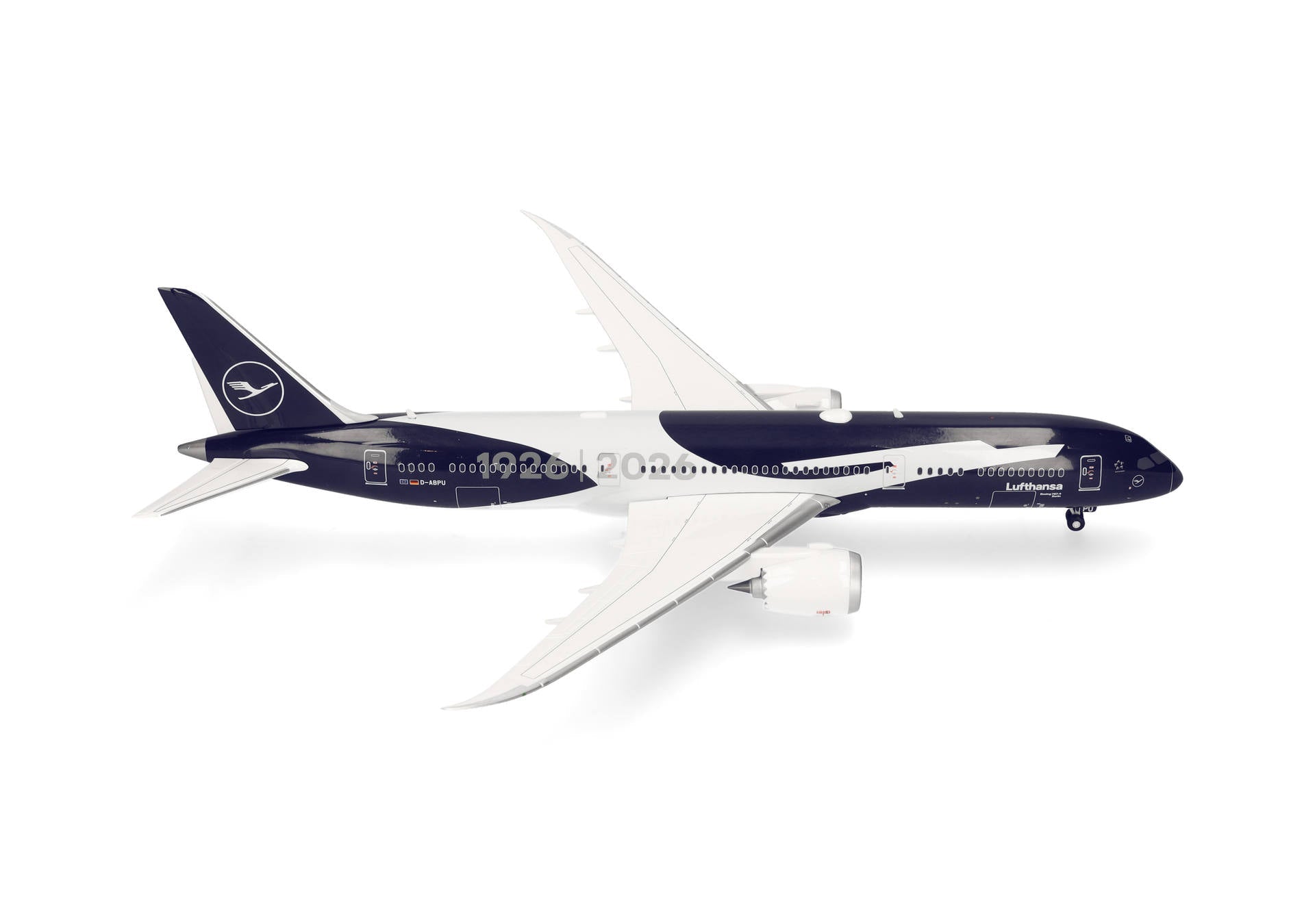Pre-Order Herpa Wings 573986 1:200 Boeing 787-9 Lufthansa 100th
