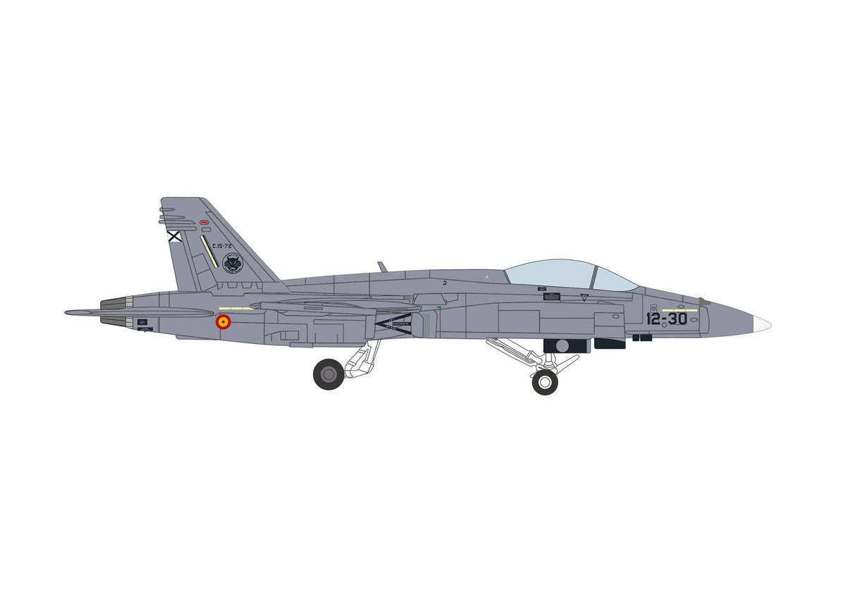 Pre-Order Herpa Wings 574228 1:200 Spanish Air Force EF-18 Hornet Ala 12 Torrejon C.15-72