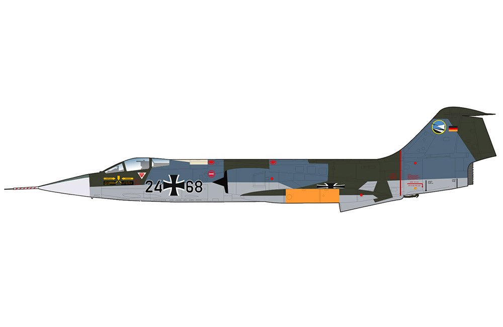 Pre Order Hobby Master HA1078 1:72 F - 104G Starfighter 24+68, JG 74 "Molders", 1970s
